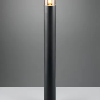 Lampadar de exterior Hoosic, TRIO, 12x80 cm, 28W, 1x E27, aluminiu, negru mat imagine