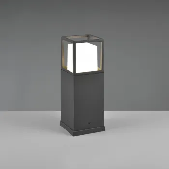 Lampadar de exterior Witham, TRIO, 15x15x40 cm, 14.5W, 1x SMD, metal, antracit imagine