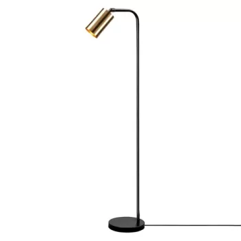 Lampadar, Emek - 4081, Tatum, 28 x 22 x 120 cm, 1 x E27, 40W, negru/aramiu antic imagine