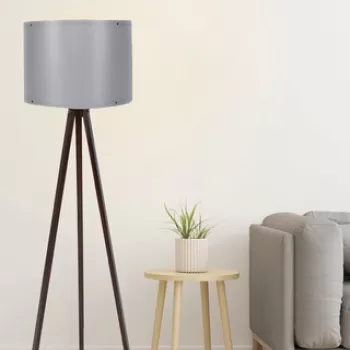 Lampadar, FullHouse, 390FLH1103, MDF, Gri/Nuc imagine