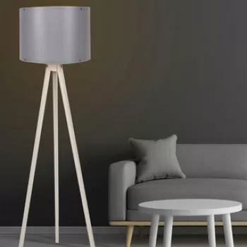 Lampadar, FullHouse, 390FLH1118, MDF, Crem / Gri imagine