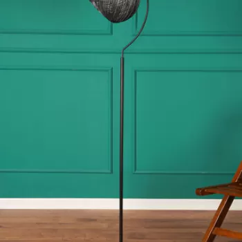 Lampadar, FullHouse, 390FLH1145, Metal, Argintiu / Negru imagine