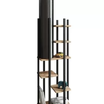 Lampadar, FullHouse, 390FLH1158, PAL, Negru / Natural imagine