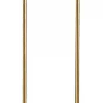 Lampadar Glamy Arc , Mauro Ferretti, O28 x 168 cm, 1 x E27, 40W, fier/sticla, auriu/alb imagine