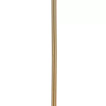 Lampadar Glamy, Mauro Ferretti, O25 x 168 cm, 2 x E14, 40W, fier/sticla, auriu/alb imagine