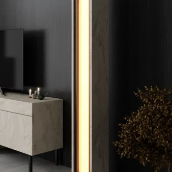 Lampadar, Hanah Home, Nova, 19.2x141x17 cm, Travertin imagine