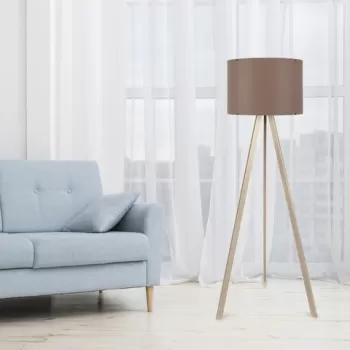 Lampadar, Insignio, 780SGN1415, 70% MDF/30% tesatura PVC, Nurca / Crema imagine