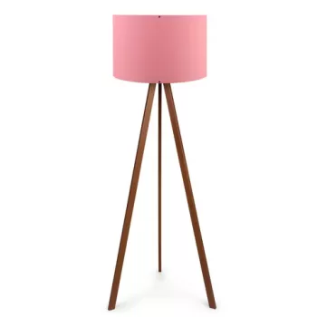 Lampadar, Insignio, 780SGN2431, 70% MDF/30% tesatura PVC, Roz/Maro imagine