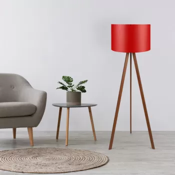 Lampadar, Insignio, 780SGN2464, 70% MDF/30% PVC, Rosu maro imagine