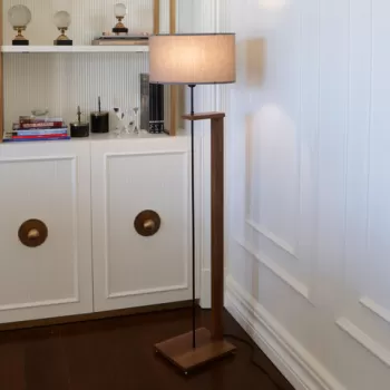 Lampadar, Insignio, 780SGN2608, Lemn, Gri inchis imagine