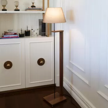 Lampadar, Insignio, 780SGN2610, Lemn, Bej/Maro imagine