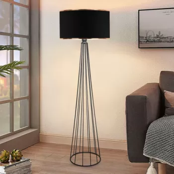 Lampadar, Insignio, 780SGN2622, Metal, Negru imagine