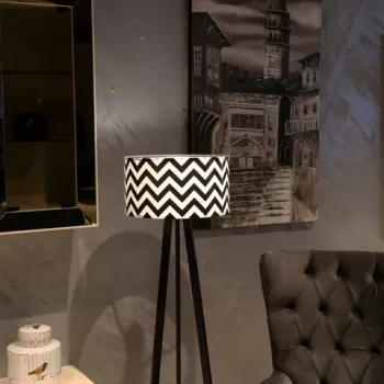 Lampadar, Insignio, 780SGN4443, PVC, Alb/Negru imagine