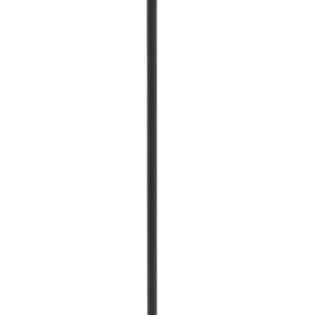 Lampadar LED de exterior Etna, Bizzotto, 17x115 cm, cu baterie reincarcabila, otel acoperit cu pulbere, negru imagine