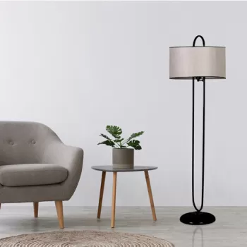 Lampadar, Luin, 534LUN3177, Metal, Gri inchis imagine