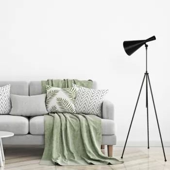 Lampadar, Luin, 534LUN3246, Metal, Negru imagine