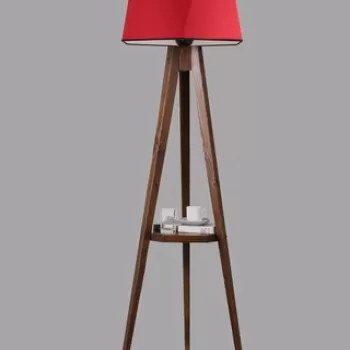 Lampadar, Luin, 534LUN3259, Lemn, Rosu maro imagine