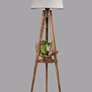 Lampadar, Luin, 534LUN3268, Lemn, Gri imagine