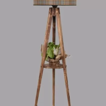 Lampadar, Luin, 534LUN3272, Lemn, Multicolor imagine