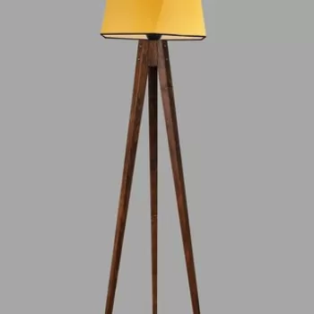 Lampadar, Luin, 534LUN3277, Lemn de brad, Galben mustar imagine