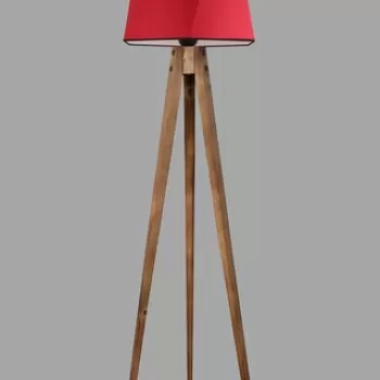 Lampadar, Luin, 534LUN3288, Lemn, Rosu imagine