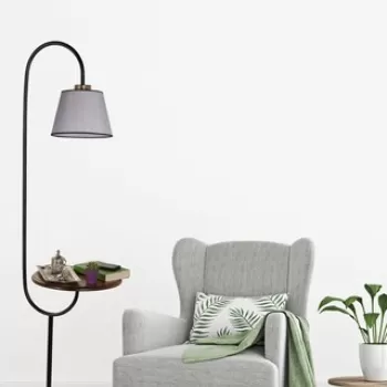 Lampadar, Luin, 534LUN3554, Metal, Gri imagine