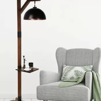 Lampadar, Luin, 534LUN3676, Lemn, Multicolor imagine