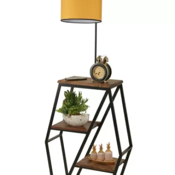 Lampadar, Luin, 534LUN4136, Metal, Galben imagine