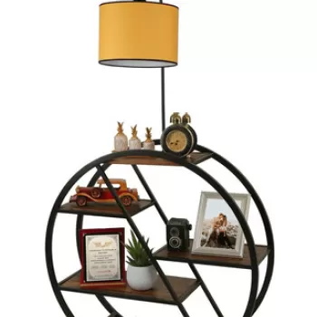 Lampadar, Luin, 534LUN4151, Metal, Galben imagine