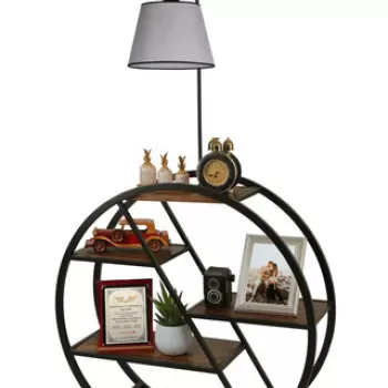 Lampadar, Luin, 534LUN4155, Metal, Gri deschis imagine