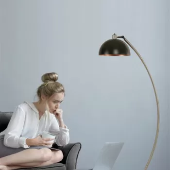 Lampadar, Luin, 534LUN4201, Metal, Crom imagine