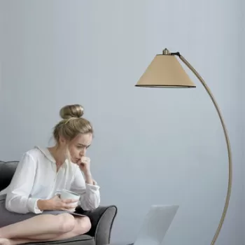 Lampadar, Luin, 534LUN4204, Metal, Crom imagine