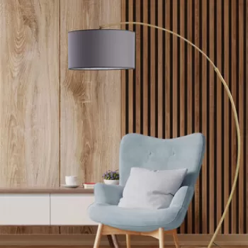 Lampadar, Luin, 534LUN4220, Metal, Antracit imagine