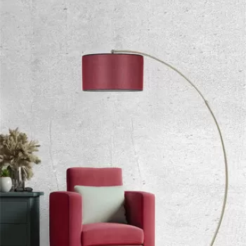 Lampadar, Luin, 534LUN4228, Metal, Rosu claret imagine
