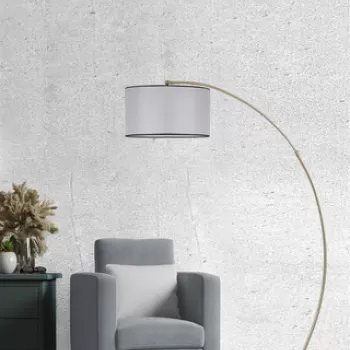 Lampadar, Luin, 534LUN4230, Metal, Gri deschis imagine