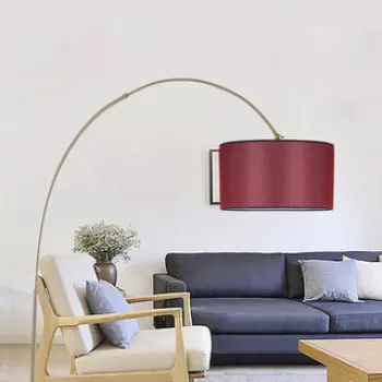 Lampadar, Luin, 534LUN4250, Metal, Rosu claret imagine