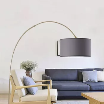 Lampadar, Luin, 534LUN4252, Metal, Gri deschis imagine