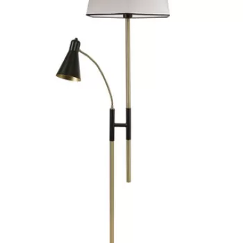 Lampadar, Luin, 534LUN4280, Metal, Gri deschis imagine