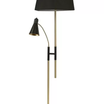Lampadar, Luin, 534LUN4282, Metal, Negru imagine