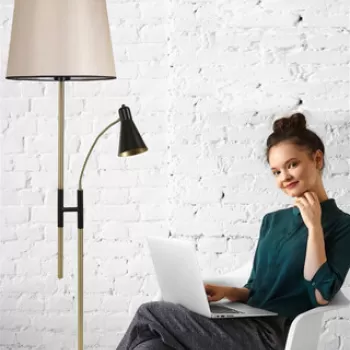 Lampadar, Luin, 534LUN4285, Metal, Rachita imagine