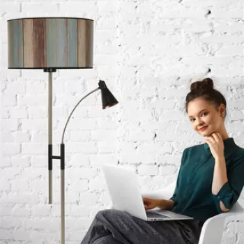 Lampadar, Luin, 534LUN4286, Metal, Multicolor imagine