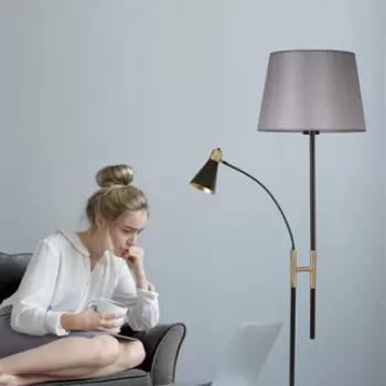 Lampadar, Luin, 534LUN4301, Metal, Gri imagine