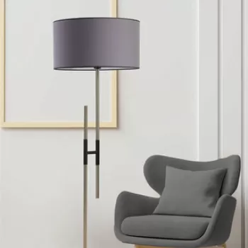 Lampadar, Luin, 534LUN4326, Metal, Antracit imagine