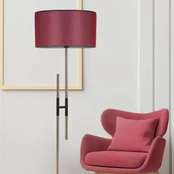 Lampadar, Luin, 534LUN4327, Metal, Rosu claret imagine