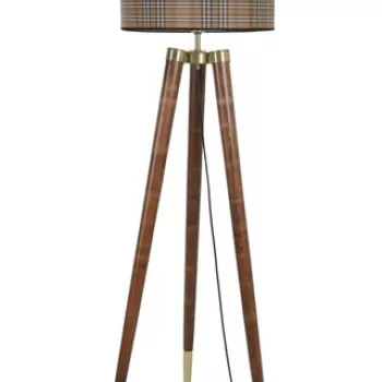 Lampadar, Luin, 534LUN4398, Corp din carpen, Maro / Nuc imagine