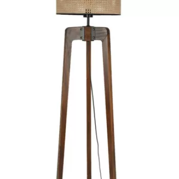 Lampadar, Luin, 534LUN4413, Lemn de brad, Nuc / Bej imagine