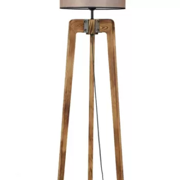 Lampadar, Luin, 534LUN4422, Lemn de brad, Nuc / Bej imagine