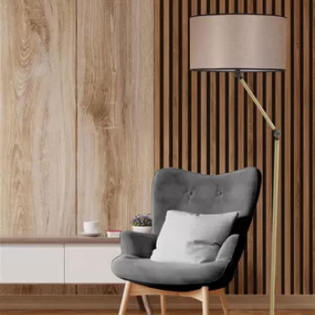 Lampadar, Luin, 534LUN4445, Metal, Aur / Bej imagine