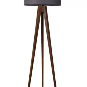 Lampadar, Luin, 8284-1, E27, 60 W, lemn/textil imagine