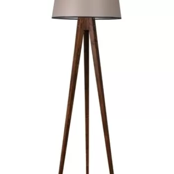 Lampadar, Luin, 8284-5, E27, 60 W, lemn/textil imagine